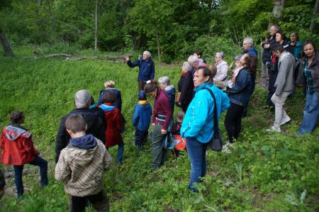 gut besuchte Biberexkursion